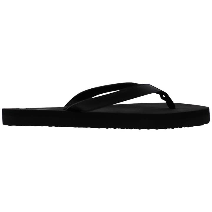Eastern Off Price - Wholesale Flip Flops - Women's - Soft Cushioned Footbed Flip Flop Thong Sandal 41624 - Black