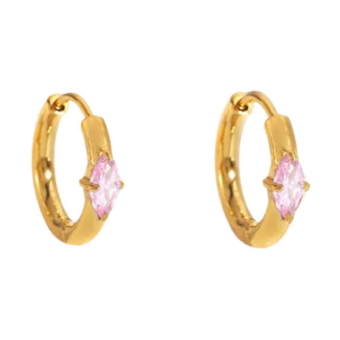 Lina hoops pink for wholesale by Rosies