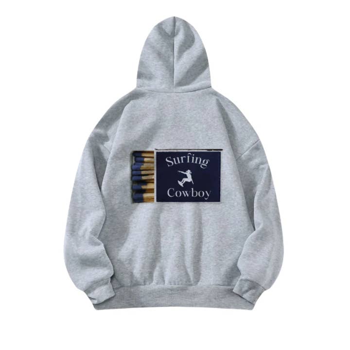 Surfing Cowboy Hoodie for wholesale by Emral Clothing