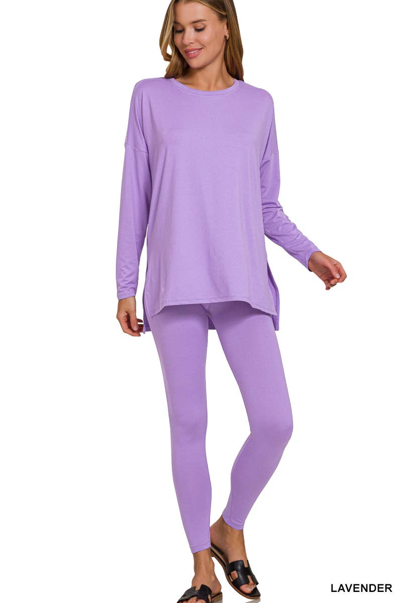 Vanilla Monkey - Wholesale Lounge Set - Women's - Brushed Dty Microfiber Loungewear Set4