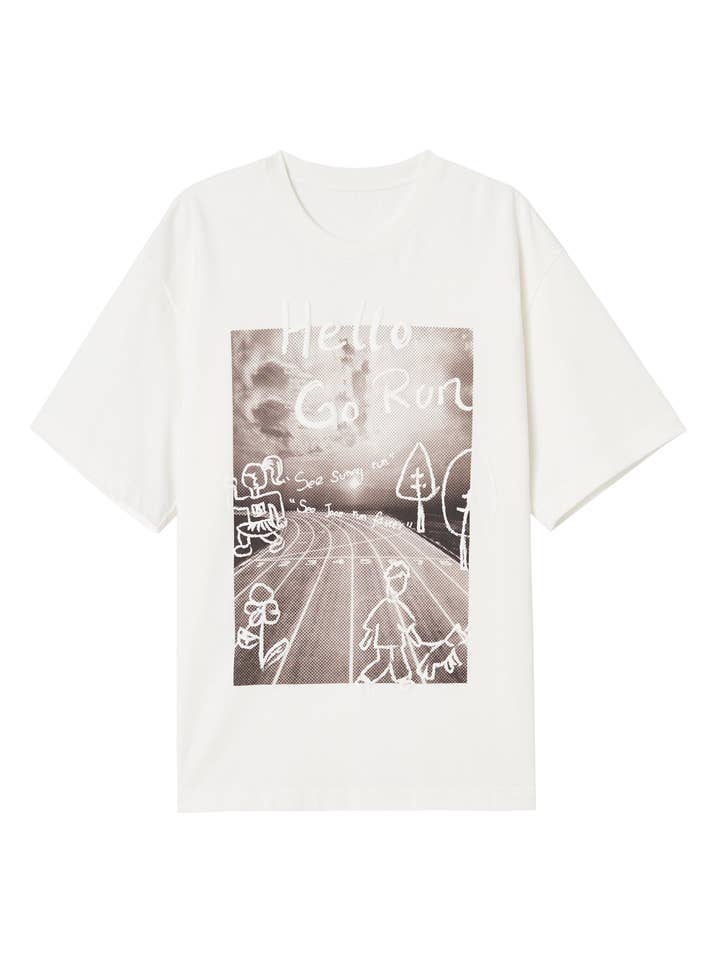 Marathon-T-shirt 'Go Run' voor wholesale door Urlazh