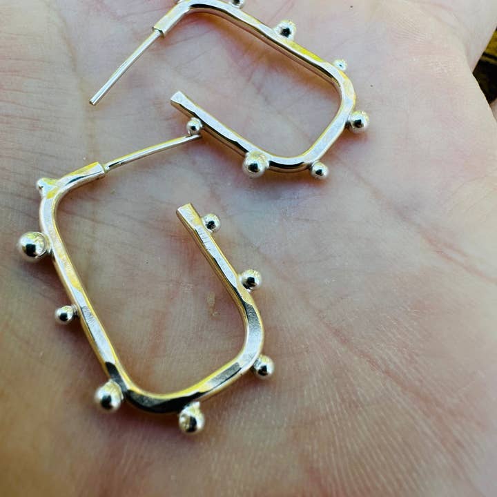 Notions of Lovely - Wholesale Hoop Earrings - Roma Hoops ~ 14k Gold Fill & Sterling Silver3