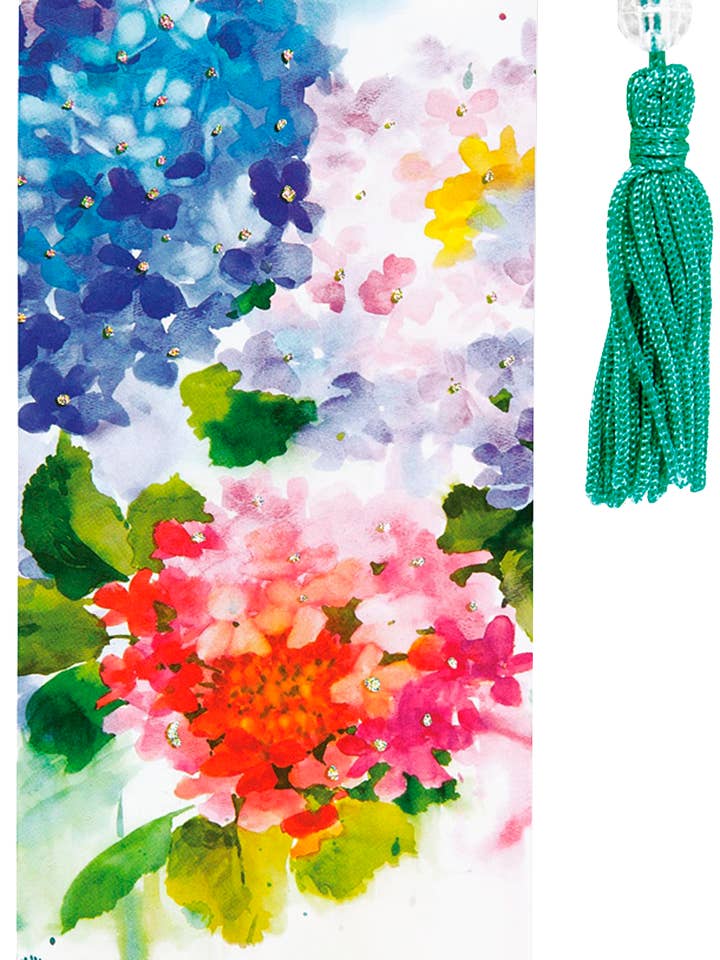 Hydrangeas Beaded Bookmark for wholesale by Peter Pauper Press