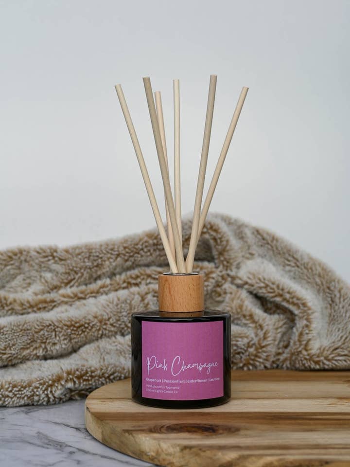Pink Champagne Reed Diffuser for wholesale by Wicked Lights