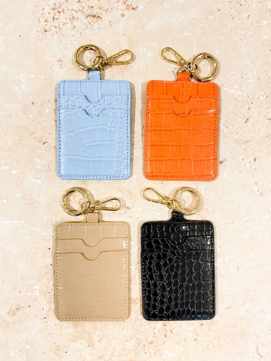 Angels Whisper Accessories - Wholesale Card holder – women's - Croc Keyring Card Holder23