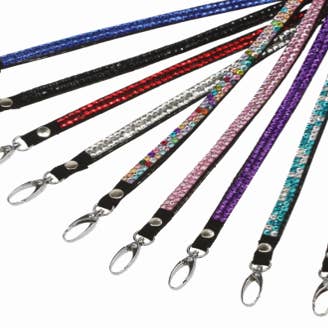 Bonitas International - Wholesale Lanyard - Women's - Red Bling Lanyard w/ Spring Hook