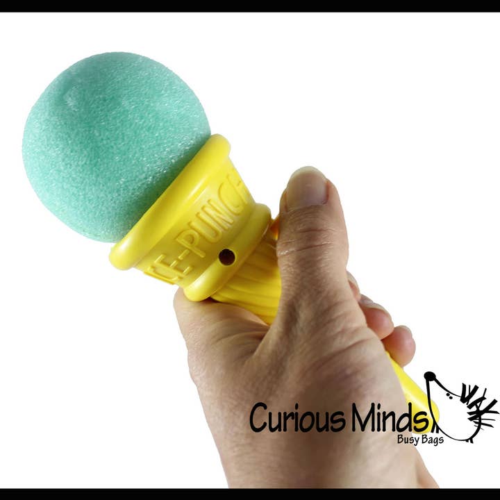 Curious Minds Toys - Wholesale Classic toy – Kids - 1 Small Ice Cream Cone Shooter Popper Toy - Foam Ball Shoots2