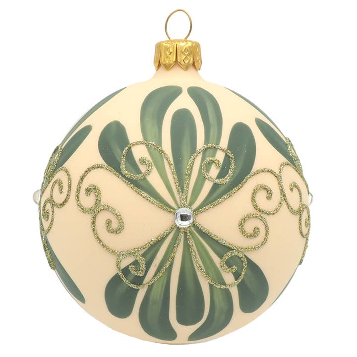 Christmas bauble BUTTERFLY - Glass Christmas ornament for wholesale by Mrs Twinkle