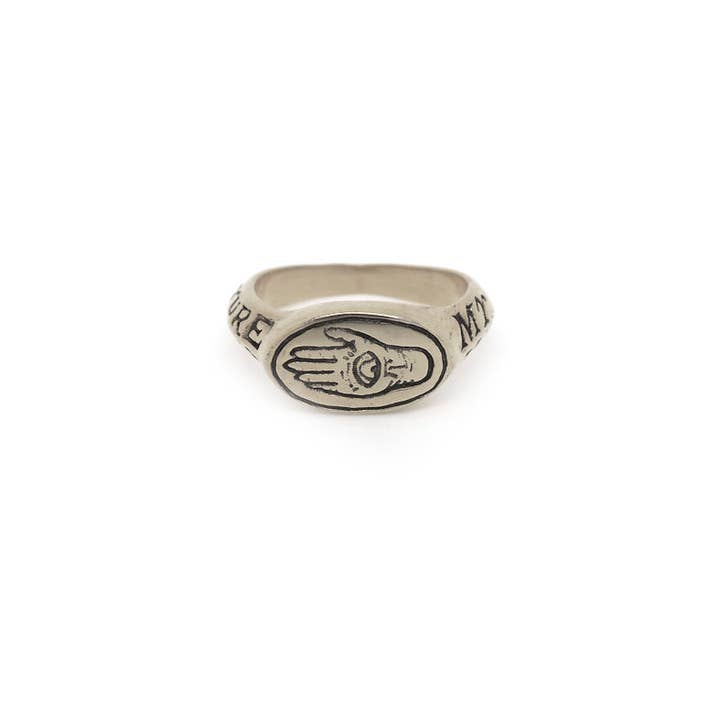 Future In My Hands Signet Ring for wholesale by Hunt Of Hounds