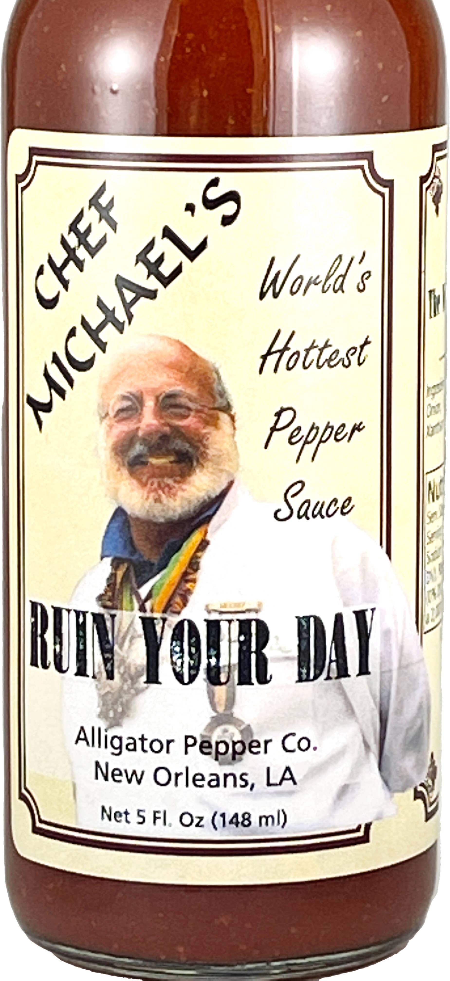 Golden West Specialty Foods - Wholesale Hot Sauce - Chef Michael's Ruin Your Day Hot Sauce - 5 oz2