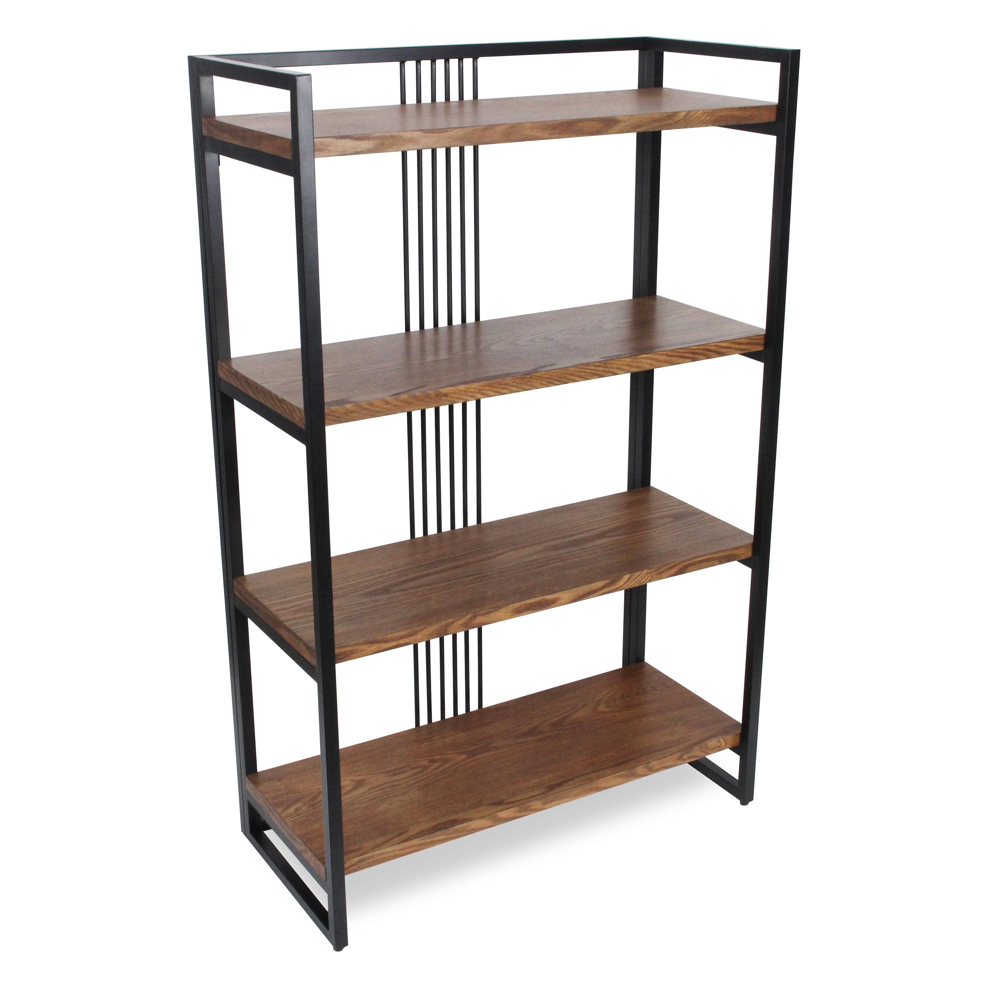 Cheungs Home Decor - Wholesale Free Standing Shelf - Lauxel Metal Framed Wood Shelf6