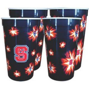 Vasos para portón trasero Wolfpack del estado de Carolina del Norte, 22 onzas para venta al por mayor de Turnovers Inc