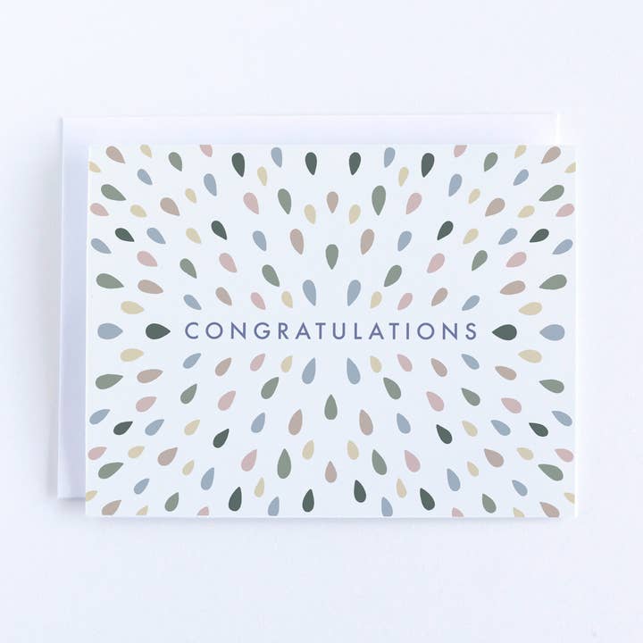 Congrats Confetti for wholesale by Kendall Hill Studio