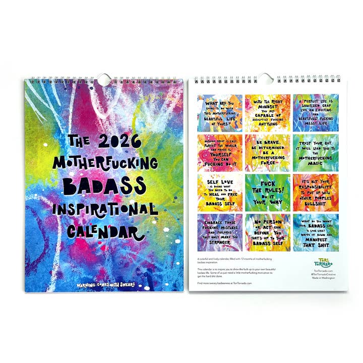Tori Tornado – wholesale Calendar – The 2026 Motherfucking Badass Inspirational Calendar