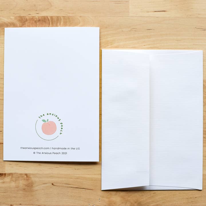 The Anxious Peach - Wholesale Love card - You Make Miso Happy Greeting Card1