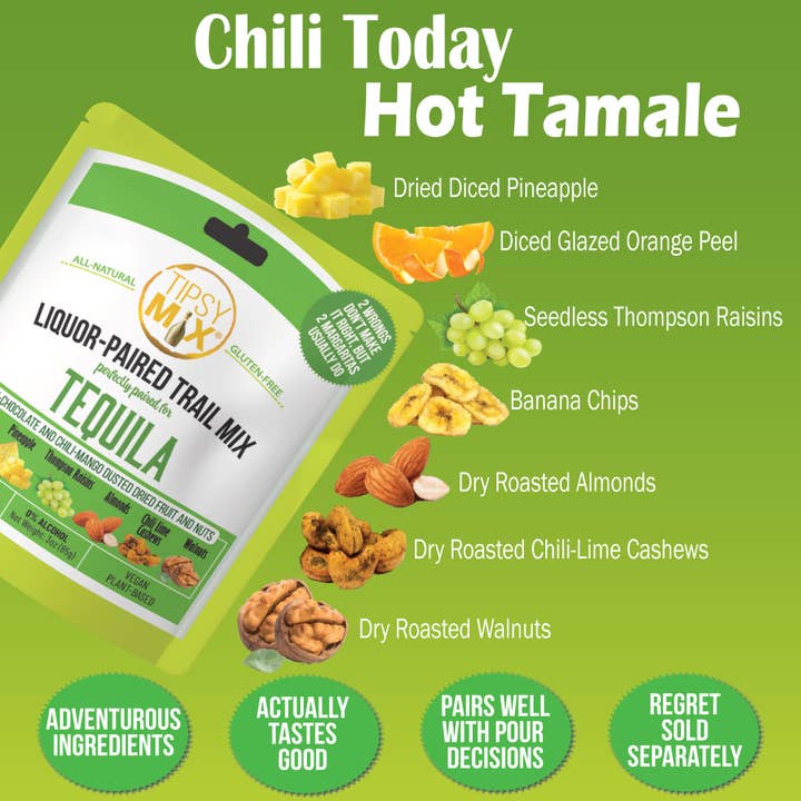 Tipsy Mix - Wholesale Trail Mix - 12. Wine & Liquor Paired Trail Mix MIXED CASE OF 613