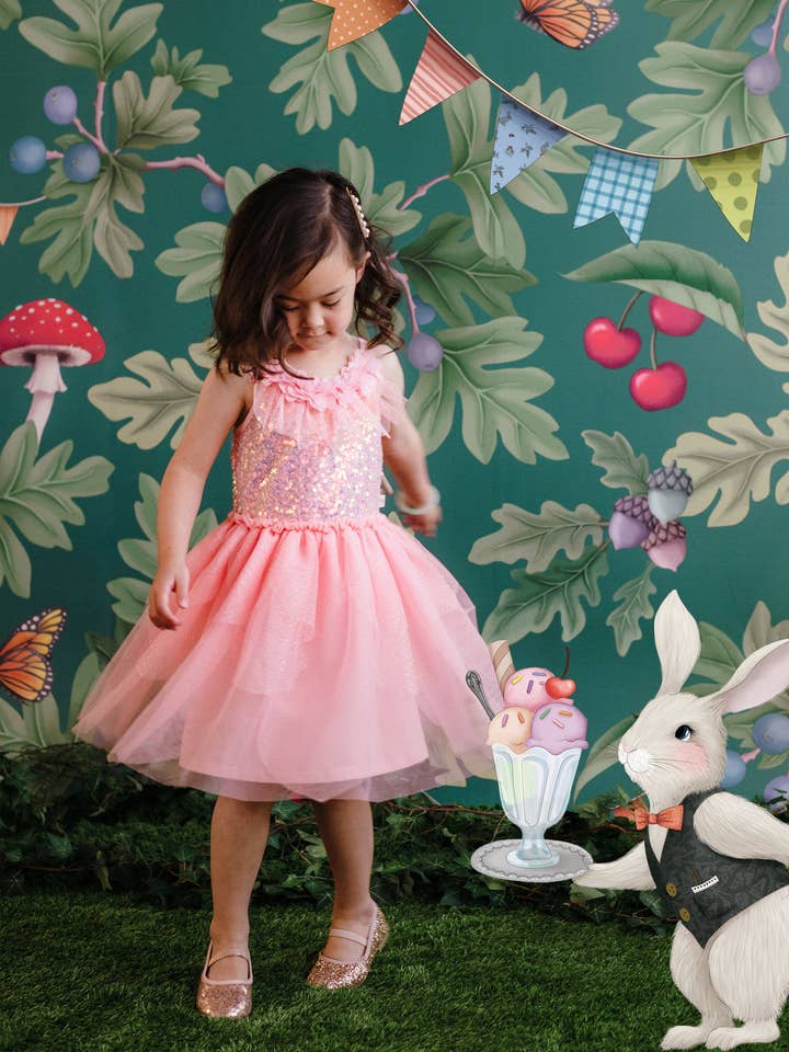 'The Magic Faraway Tree' Fancy Fairy Dress - Sugar Pink for wholesale by Fleur Harris