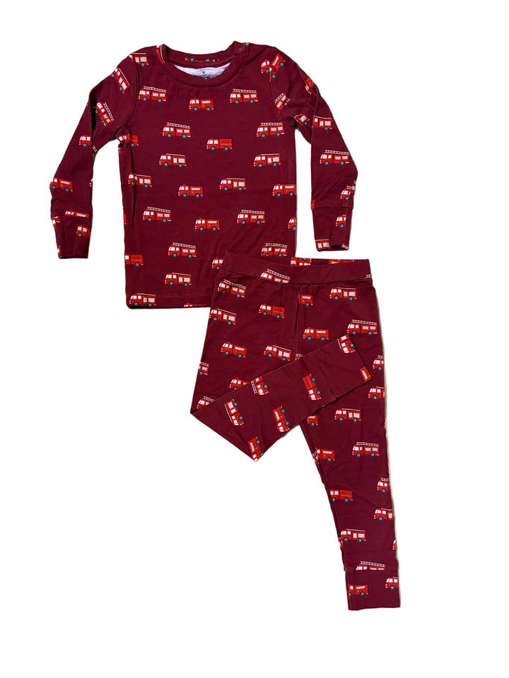 Zweiteiliges Set | Feuerwehrauto Rettung für den Großhandel von GrayLu & Friends