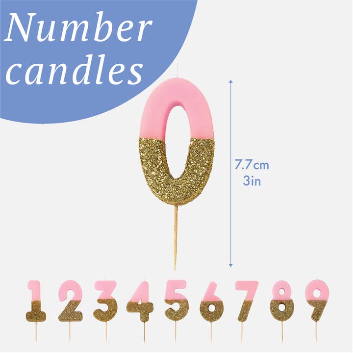 Talking Tables USA - Wholesale Cake Candle - We Heart Birthdays Candle Starter Pack3