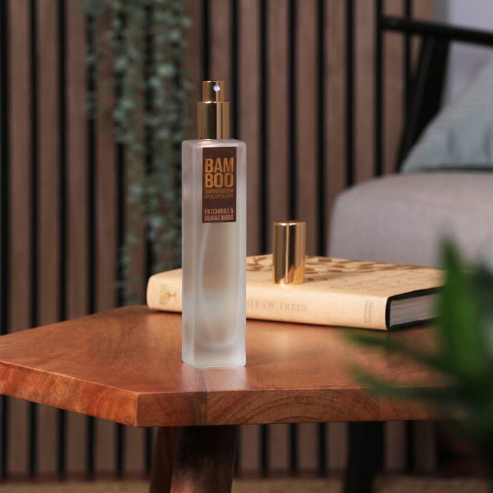 The H&H Group - Vente Vaporisateurs d'ambiance et de linge - Bois de patchouli et de gaïac - Spray d'ambiance - 3,5 oz1