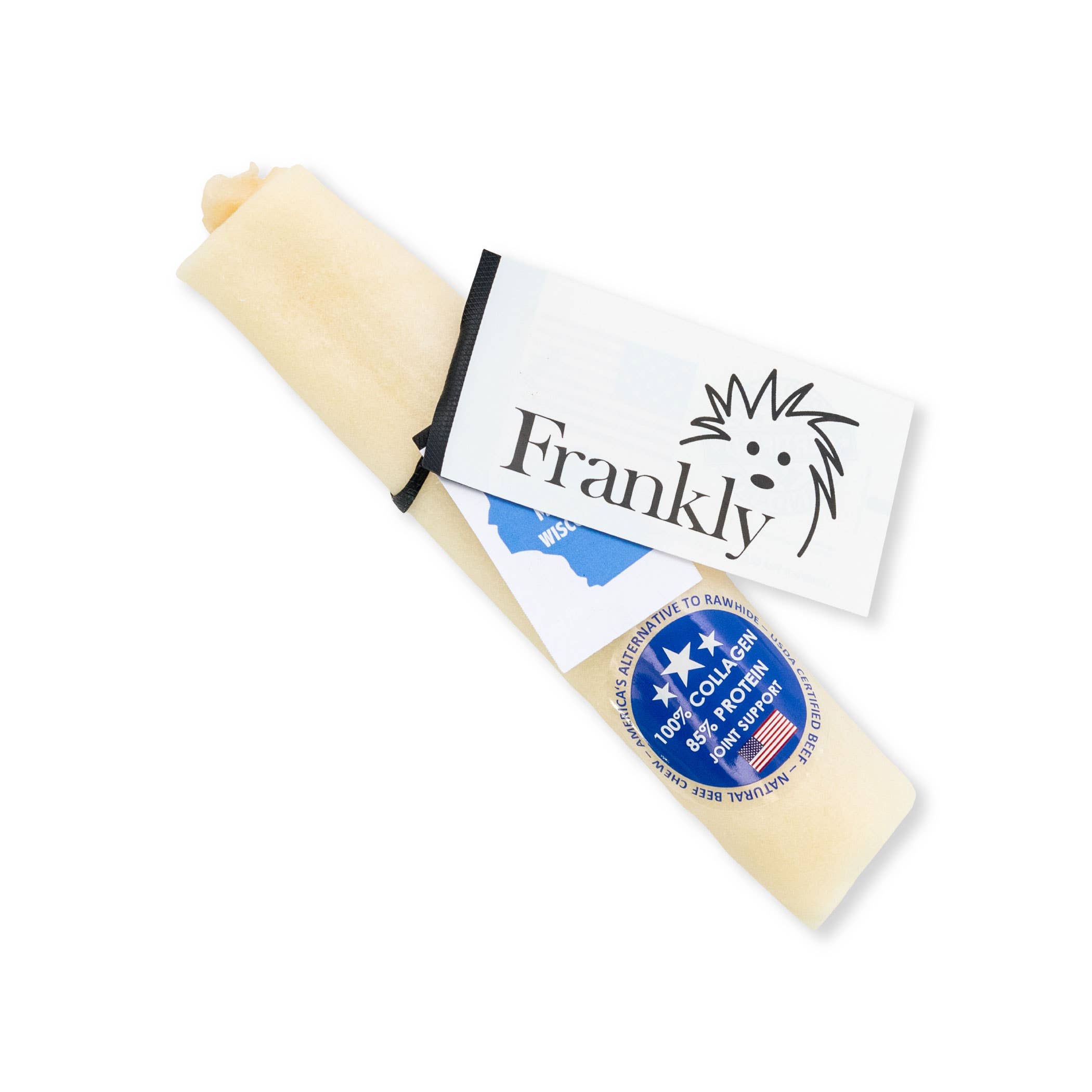 Frankly Pet - Wholesale Pet Treats - Dog - Beef Collagen Retriever Roll - Natural 1ct
