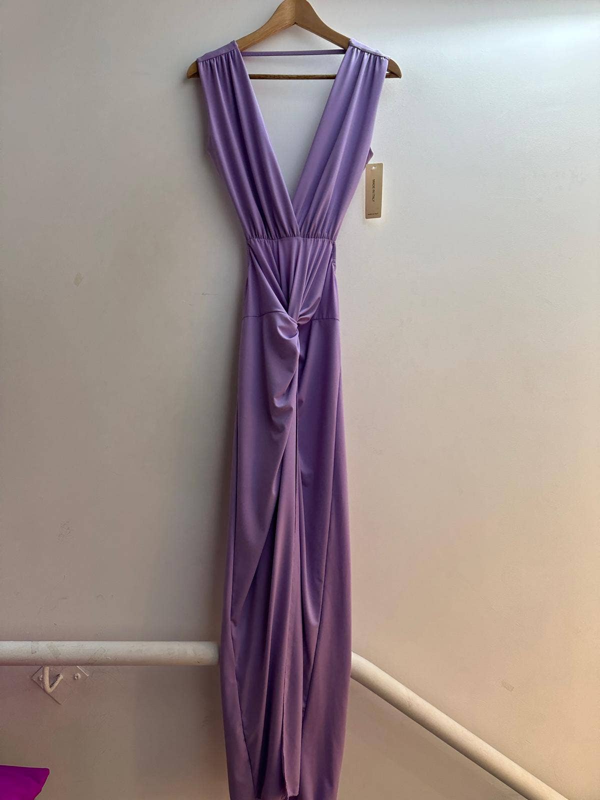 LORIANE – wholesale Dress – Women's – 5997 Plain long dress with open back one size12