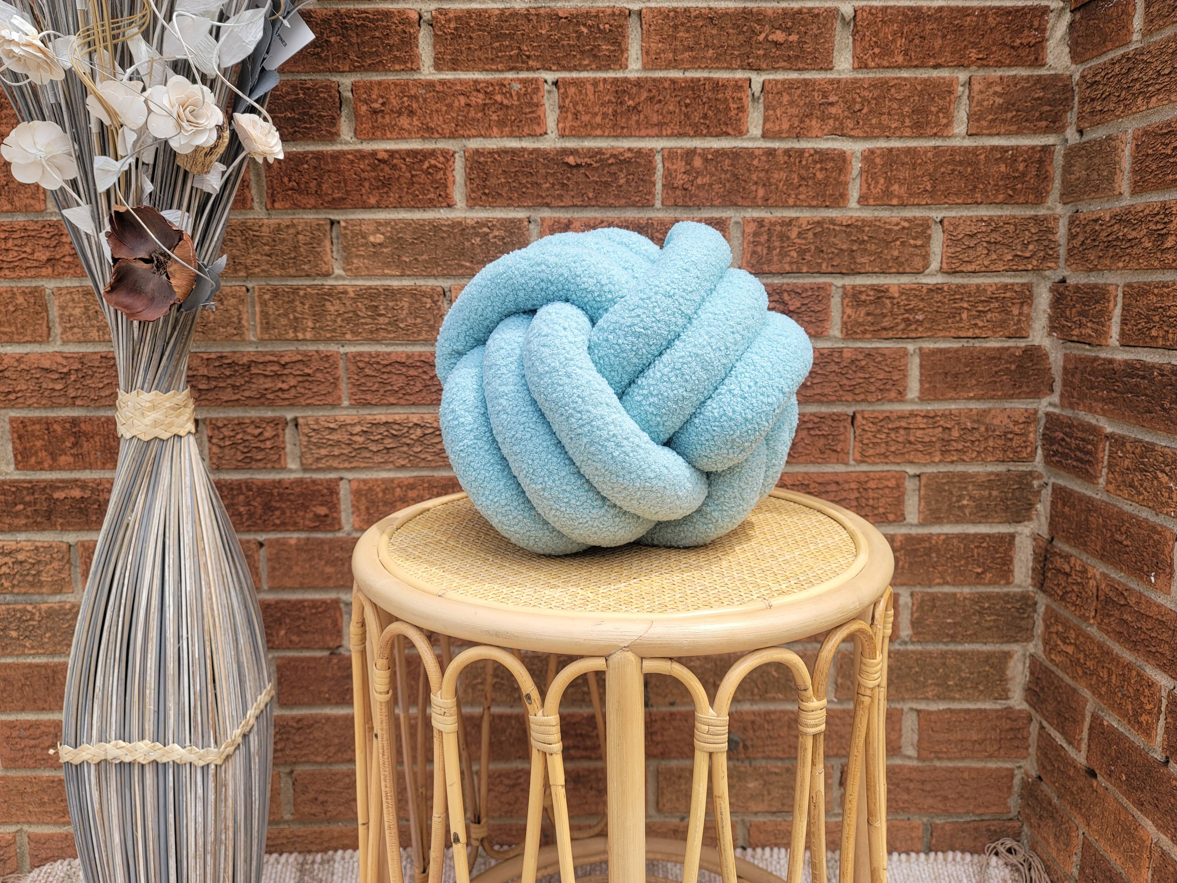 SUF Products LLC - Wholesale Throw/Decorative Pillow - Boucle Knot Pillows Soft and Cozy - Trendy Textured cushion28