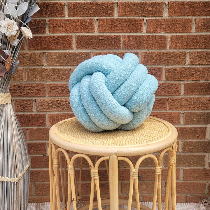 SUF Products LLC - Wholesale Throw/Decorative Pillow - Boucle Knot Pillows Soft and Cozy - Trendy Textured cushion28