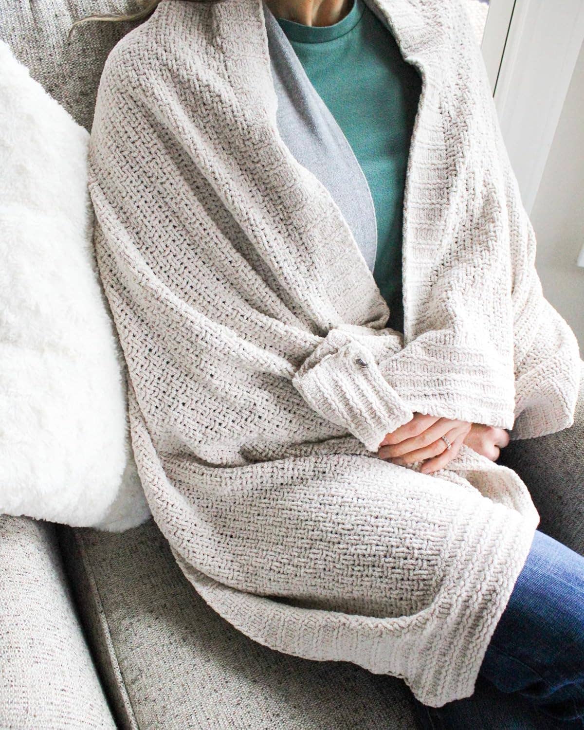 Comforting Keepsakes - Vente Plaids - Châle de prière de soutien émotionnel en chenille1