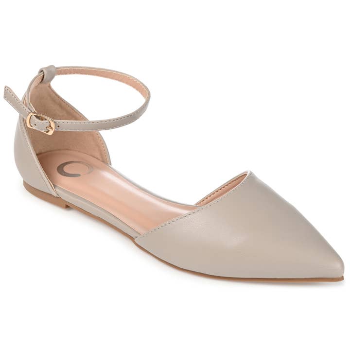 Journee - Wholesale Flats - Women's - Reba D'Orsay Flats In Faux Leather