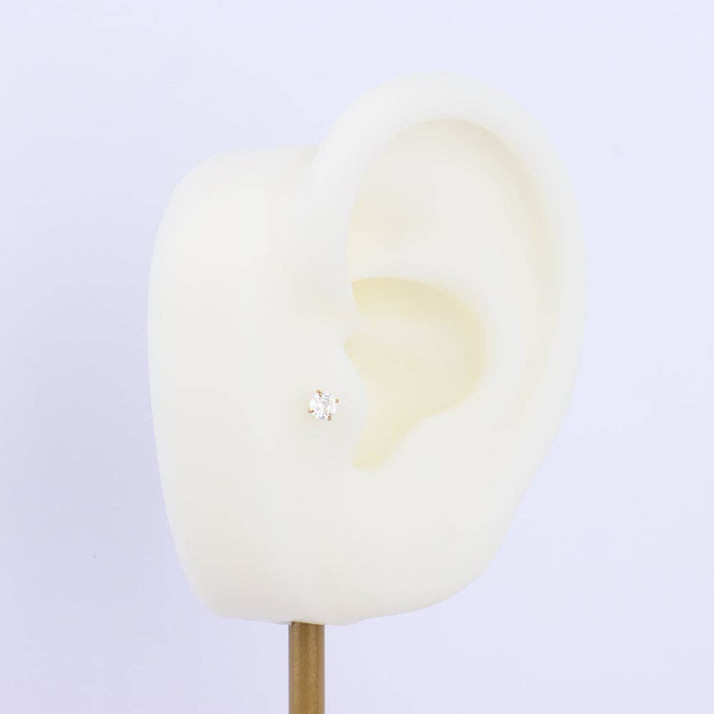 oumo jewelry - Wholesale Single Earring - Casual Threaded Labret Stud6