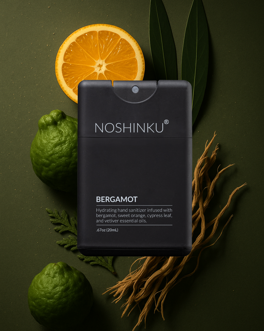 Noshinku - Wholesale Hand Sanitizer - REFILLABLE Bergamot Ultra-Moisturizing Pocket Hand Sanitizer10
