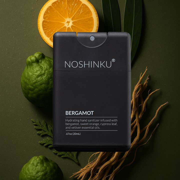 Noshinku - Wholesale Hand sanitiser - REFILLABLE Bergamot Ultra-Moisturizing Pocket Hand Sanitizer10
