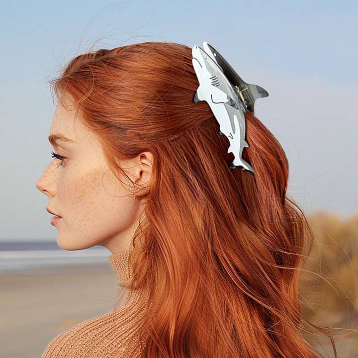 SOCALI - Wholesale Hair clip – Women’s - Blacktip Reef Shark Hair Claw Clips7
