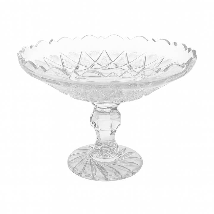 Qualitätskristallkompott 11,5". für den Großhandel von Corbell Silver