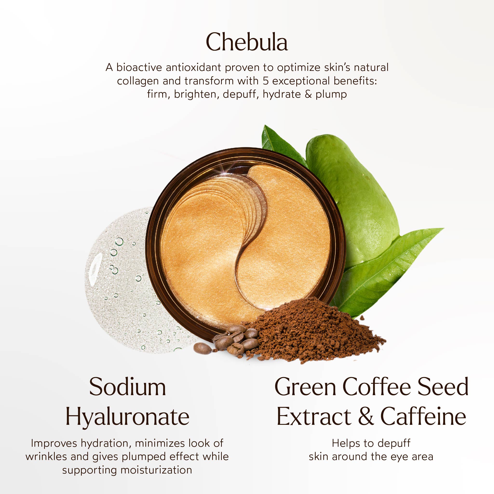 True Botanicals - Wholesale Eye Treatment Mask - Brightening Chebula Under Eye Patches1