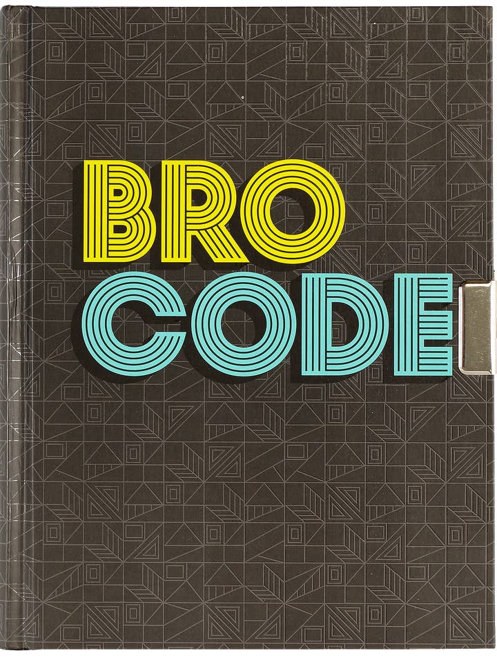 Bro Code Locking Journal for wholesale by Peter Pauper Press