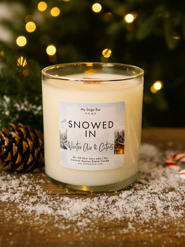 Snowed In Candle for wholesale by My Soap Bar