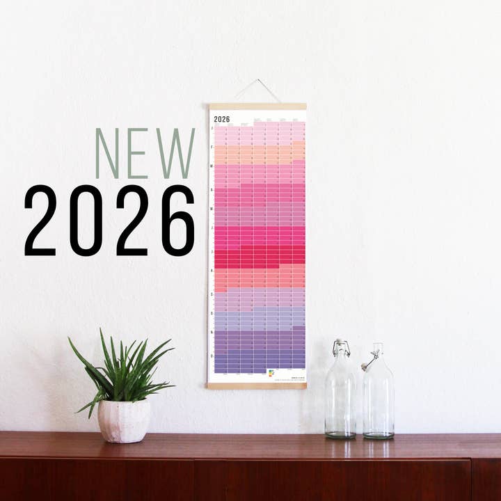 2026 Wall Calendar "Pink" for wholesale by Wi-La-No
