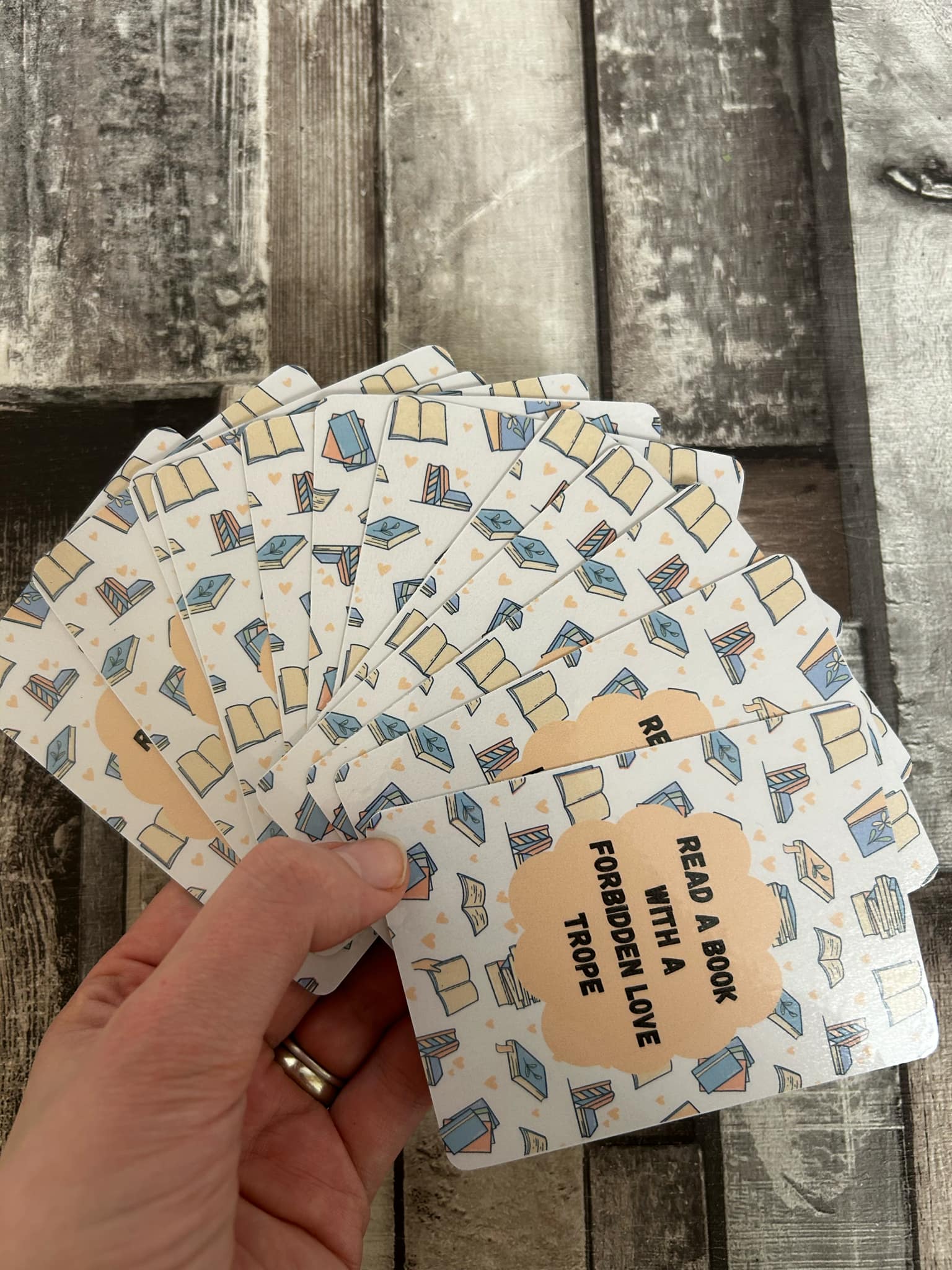 TheBookShack – wholesale Card game – EXTRA TBR book prompt card game, Bookish gift3