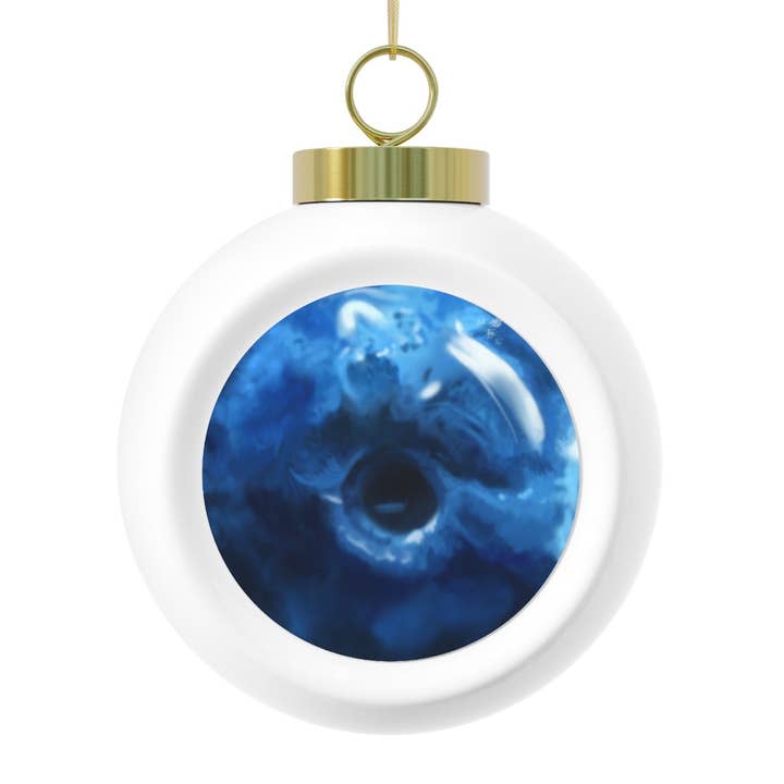 Blueberry Christmas Ball Ornament for wholesale by Marick Booster