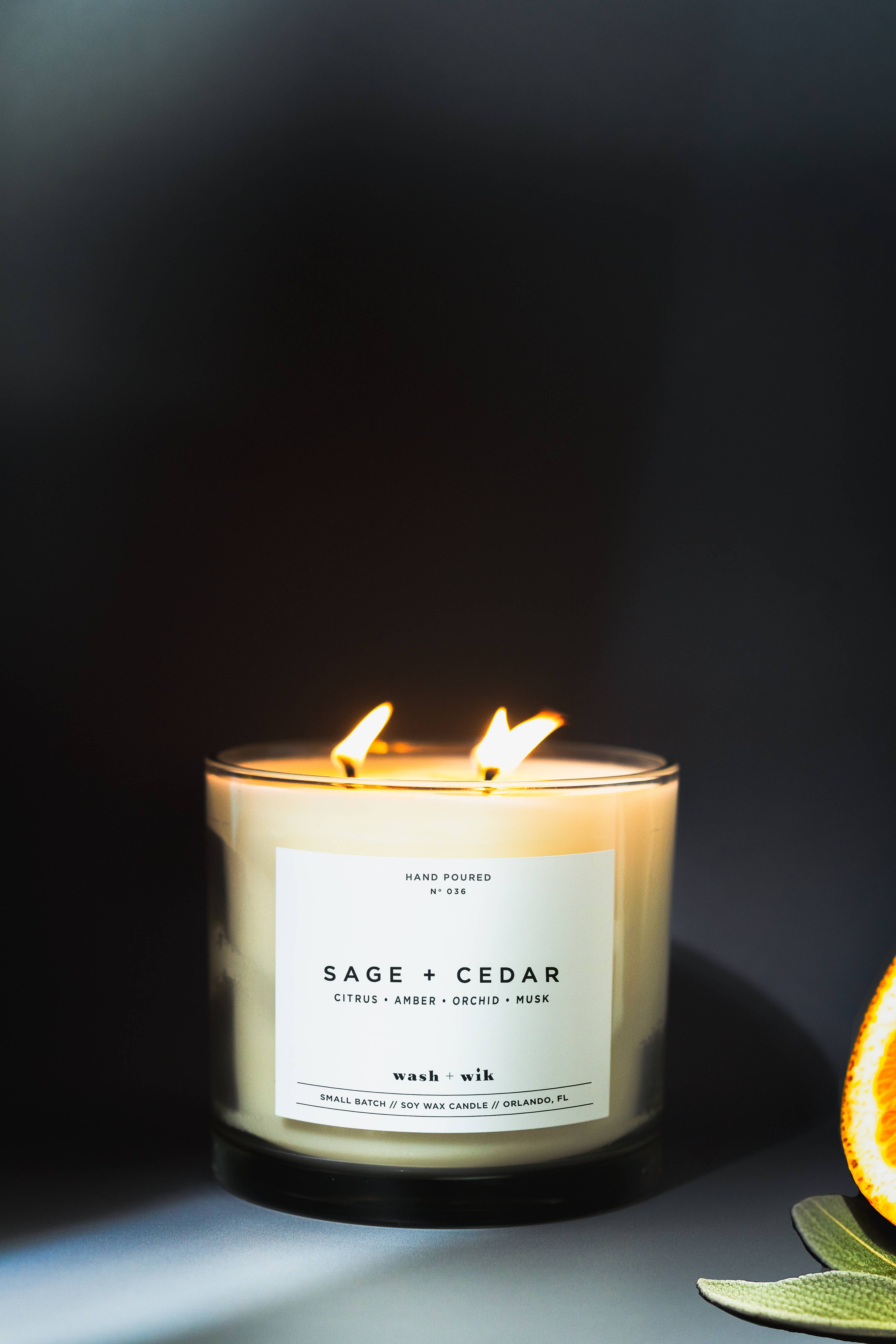 Wash and Wik - Wholesale Jar/Filled Candle - 3 Wick - 35oz Vessel - 2 Pound Soy Wax Candle by Wash + Wik37