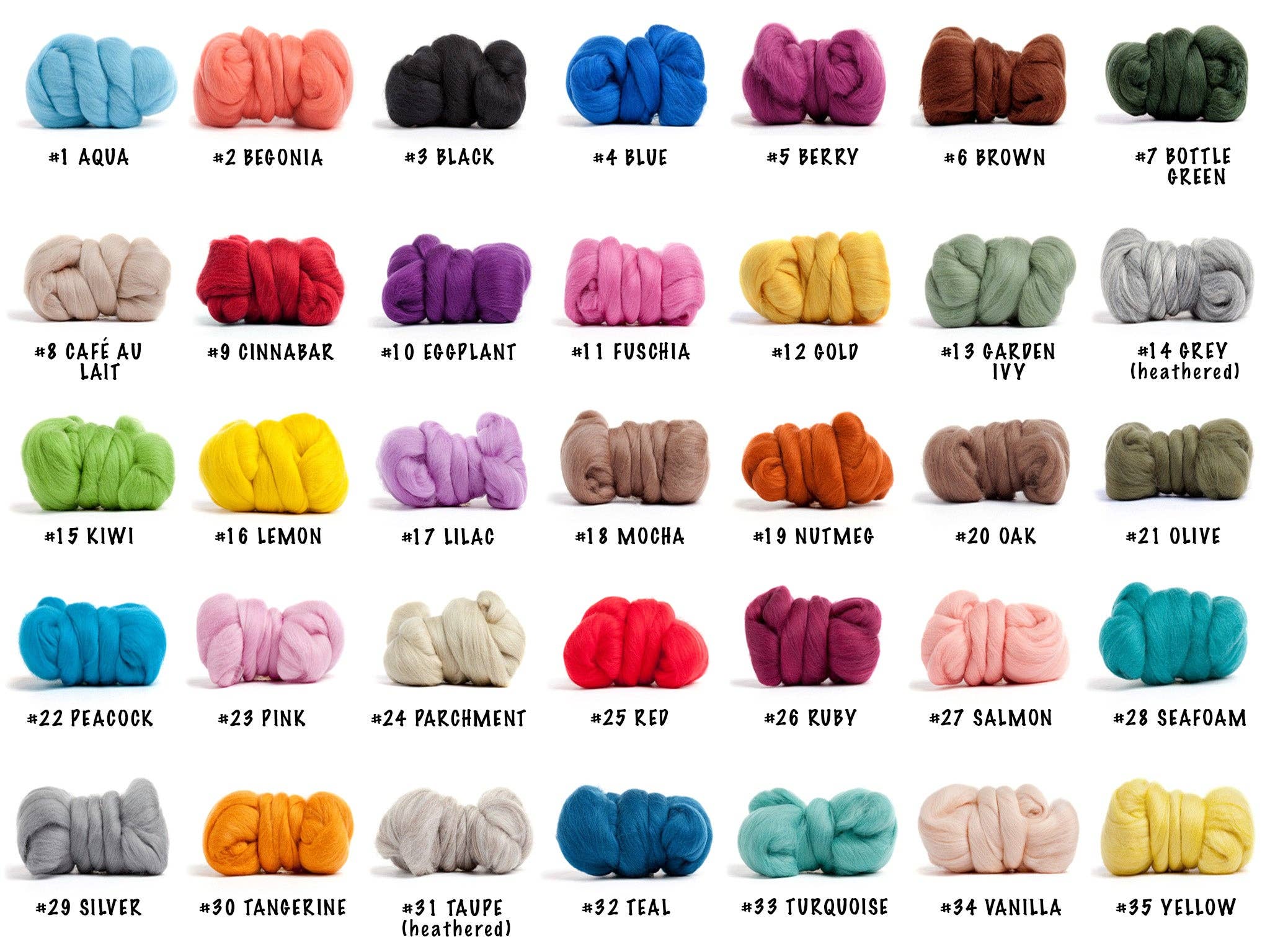 Desert Breeze Distributing - Wholesale Craft Supplies - Merino Wool Top Roving, Nutmeg, 1 ounce3
