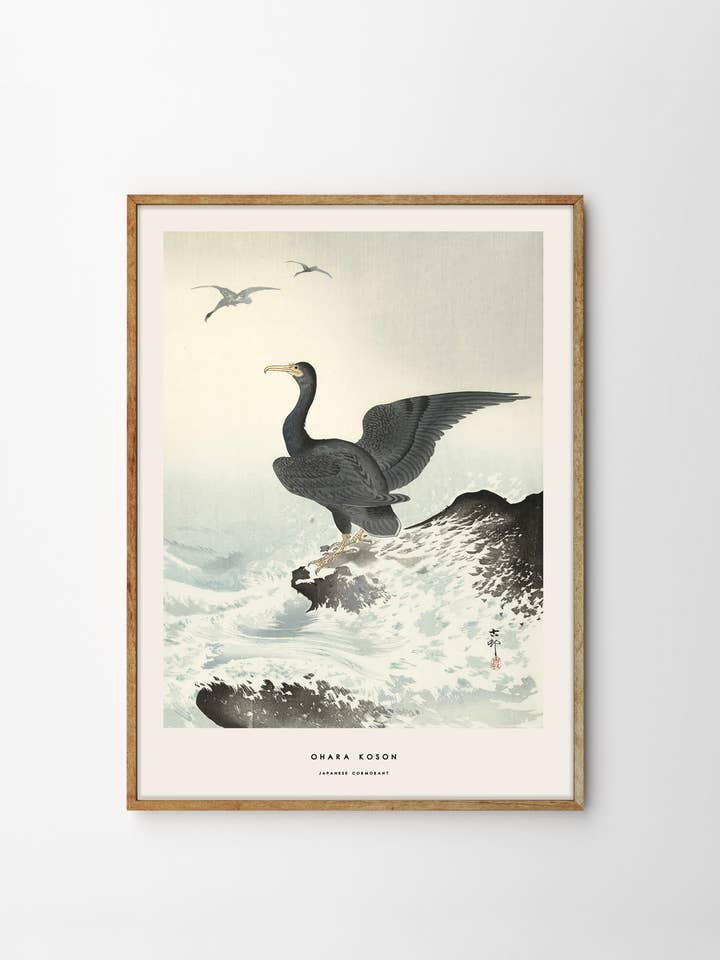 Ohara Koson, Japanese Cormorant for wholesale by Gustave