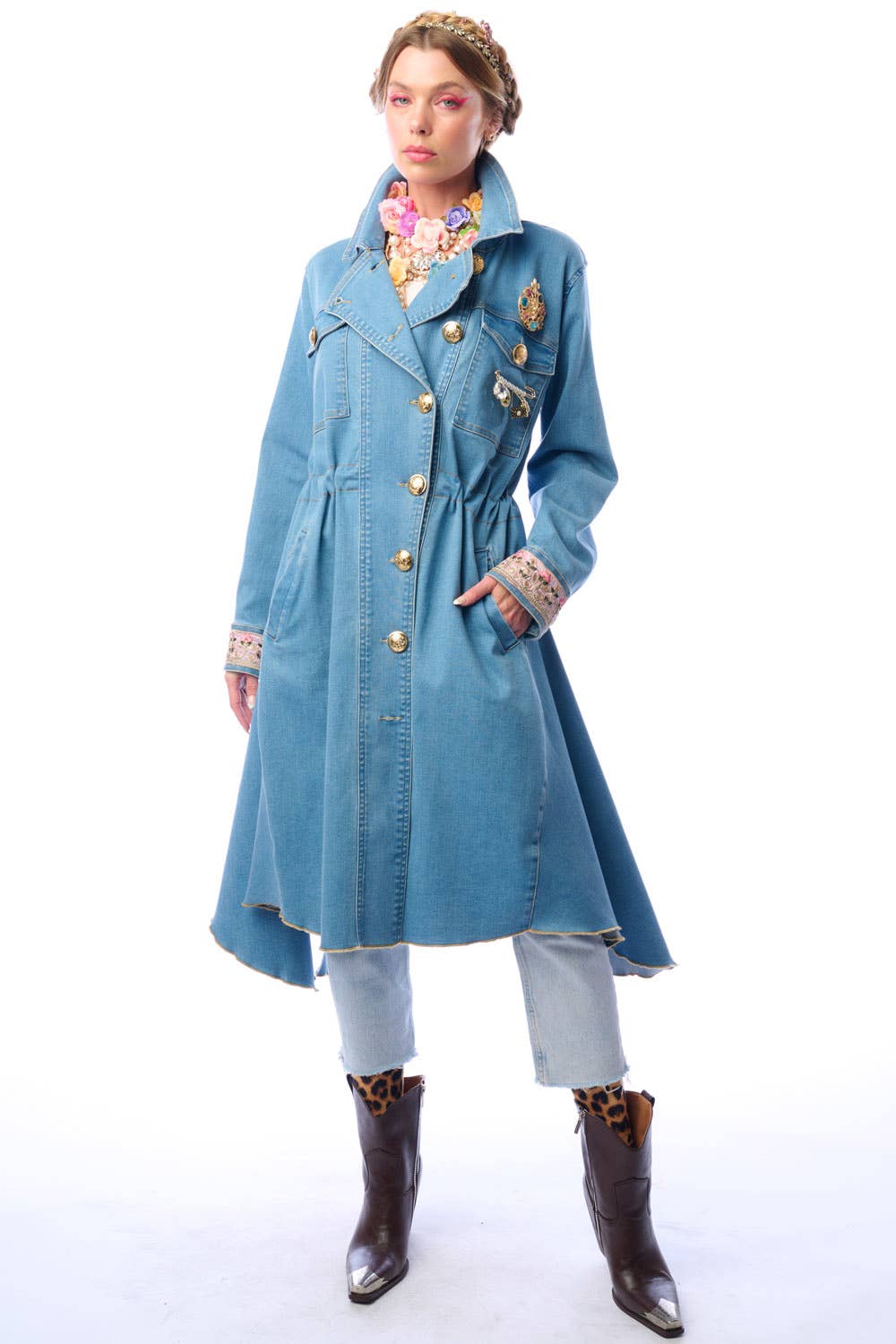 Aratta | Women's Fashion - Wholesale Coat - Women's - Monte Carlo Denim Coat6