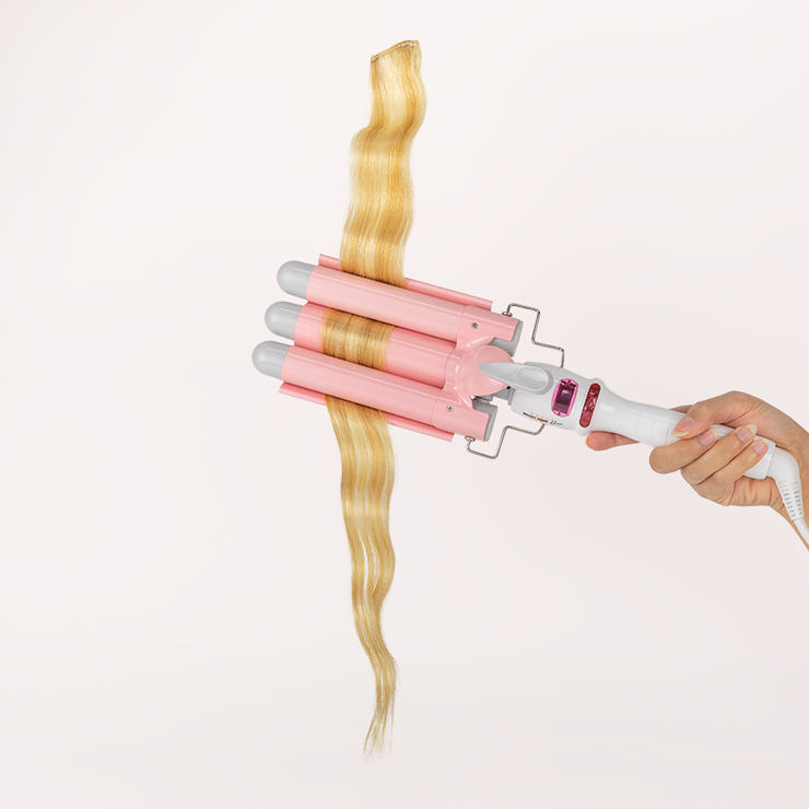 INH Hair - Wholesale Curling Iron/Wand - Insert Waves Here Triple Barrel Hair Waver Hot Tool13
