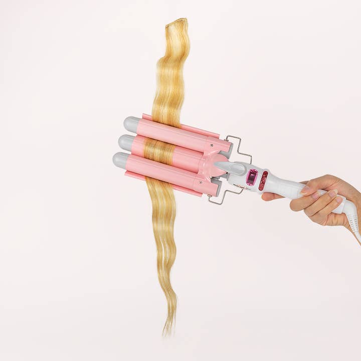 INH Hair - Wholesale Curling Iron/Wand - Insert Waves Here Triple Barrel Hair Waver Hot Tool13