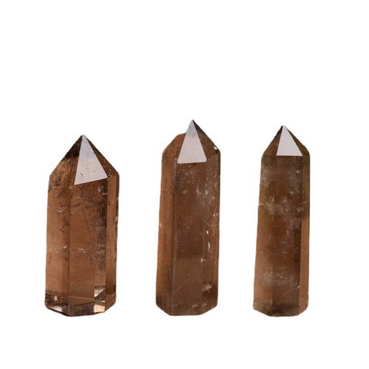 Brown Smoky Quartz Crystal Point Tower_CWMM8106 for wholesale on Faire4