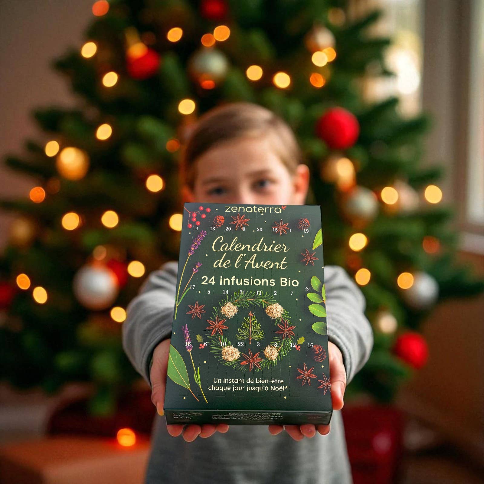 Zen'Arôme - Wholesale Advent Calendar - Advent Calendar 24 Organic Herbal Teas – 100% Natural1