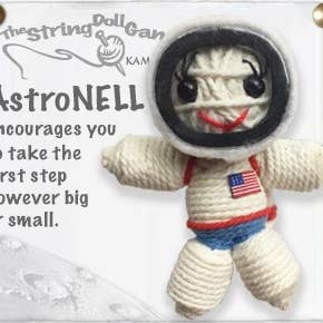 Llavero Astronell White String Doll para venta al por mayor de Kamibashi